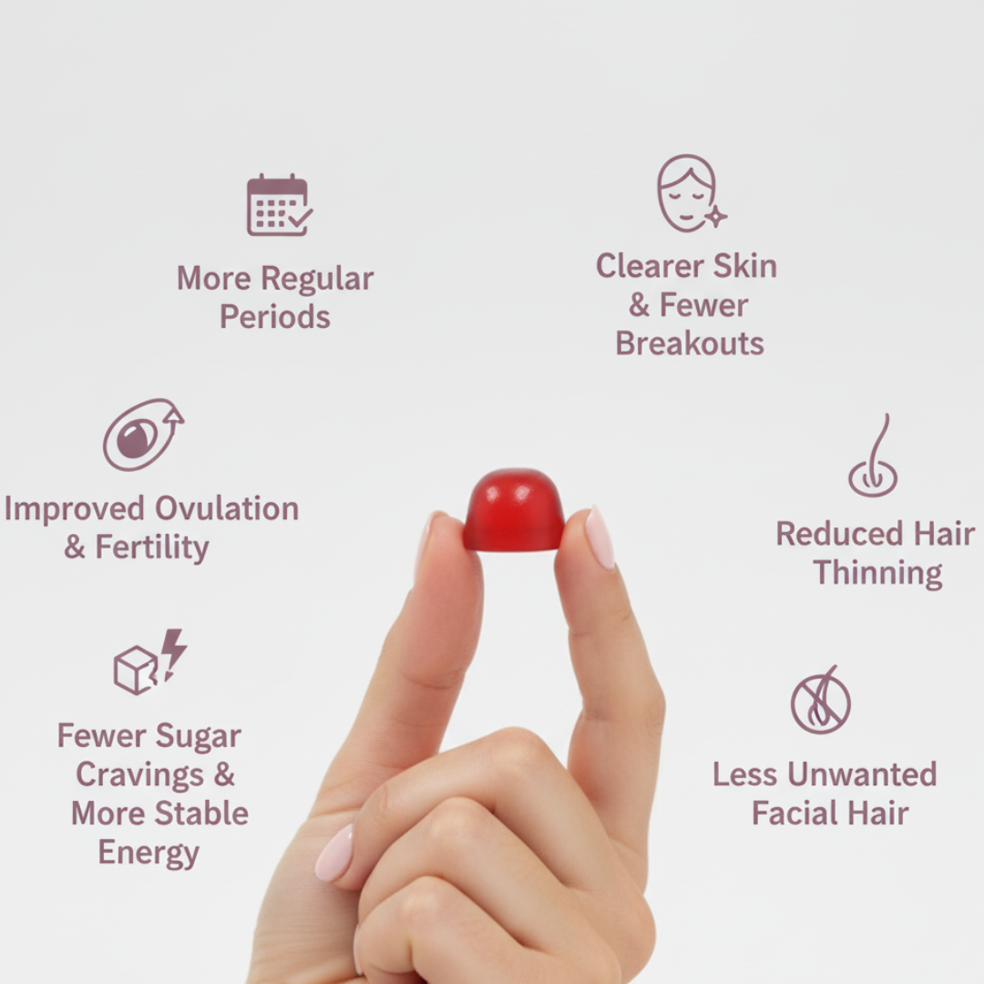 OvaFlow Myo-Inositol PCOS Gummies